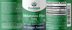 Label for Melatonin Plus 5 mg