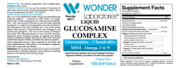 Label for Liquid Glucosamine Complex
