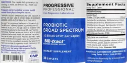 Label for Probiotic Broad Spectrum 10 Billion CFU