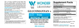 Label for Glucomannan +