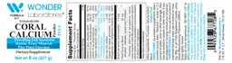 Label for Coral Calcium Powder Plus