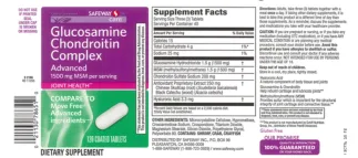 Label for Glucosamine Chondroitin Complex Advanced