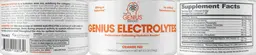 Label for Genius Electrolytes Orange Fizz