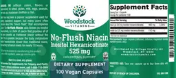 Label for No-Flush Niacin