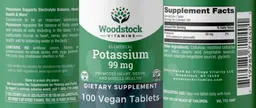 Label for Potassium 99 mg