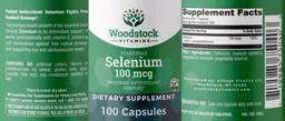 Label for Selenium 100 mcg