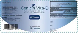 Label for Genicin Vita-D