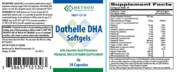Label for Dothelle DHA Softgels