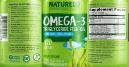 Label for Omega-3 Triglyceride Fish Oil 1100 mg