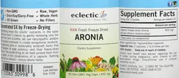 Label for Aronia 450 mg