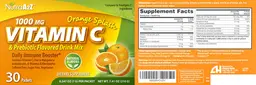 Label for Vitamin C 1000 mg
