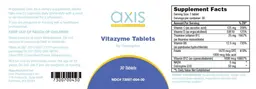 Label for Vitazyme Tablets