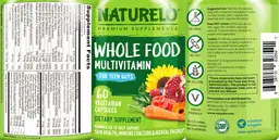 Label for Whole Food Multivitamin for Teen Guys