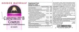 Label for Coenzymate B Complex