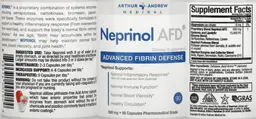 Label for Neprinol AFD 500 mg