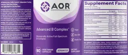 Label for Advanced B Complex