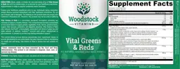 Label for Vital Greens & Reds