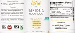 Label for Bifidus Mood Boost
