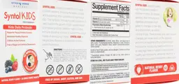 Label for Syntol Kids Natural Berry Flavor