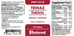 Label for Trinaz Tablets