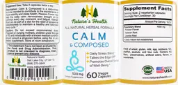Label for Calm & Composed