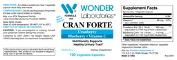 Label for Cran Forte