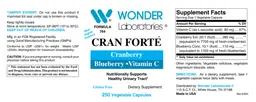Label for Cran Forte