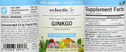 Label for Ginkgo 450 mg