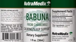 Label for Babuna