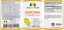 Label for Garcinia Cambogia 350 mg