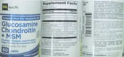 Label for Glucosamine Chondroitin + MSM