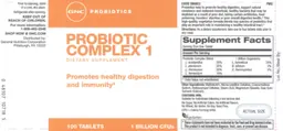 Label for Probiotic Complex 1