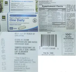 Label for Men's Health Formula One Daily