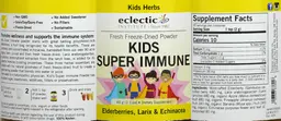 Label for Kids Super Immune