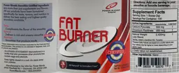 Label for Fat Burner