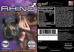 Label for Rhino Double Horn Libi XX