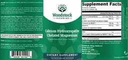 Label for Calcium Hydroxyapatite Chelated Magnesium