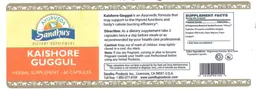 Label for Kaishore Guggul