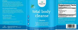Label for Total Body Cleanse