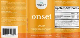 Label for OnSet