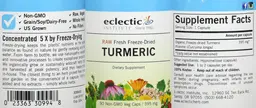Label for Turmeric 395 mg