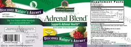 Label for Adrenal Blend