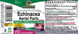 Label for Echinacea Aerial Parts