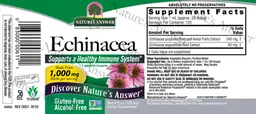 Label for Echinacea