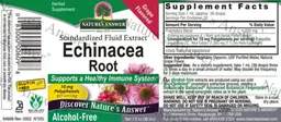 Label for Echinacea Root Grape Flavored