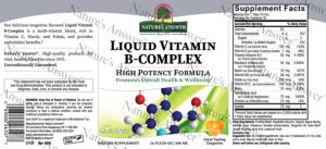 Liquid Vitamin B-Complex Great Tasting T