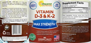 Vitamin D3 & K2