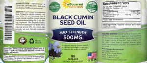 Black Cumin Seed Oil 500 mg