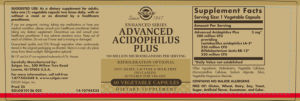 Advanced Acidophilus Plus