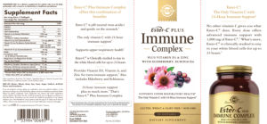 Label for Ester-C Plus Immune Complex